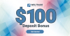 Get a 100% Deposit Bonus using Promo Code from Weltrade