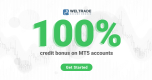 100% Credit Bonus on MT5 Account in Weltrade