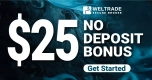 Weltrade Forex No Deposit Bonus