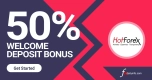 Hotforex 50% Welcome Deposit Bonus