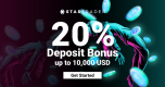 Forex 20% Deposit Bonus up to $10000 from StarTrader