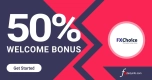Fxchoice 50% Welcome Deposit Bonus 2022