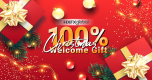 HXFX Global 100% Christmas Welcome Gift