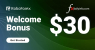 RoboForex Welcome Bonus 30 USD