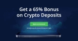 Get a 65% Free Bonus on Crypto Deposits