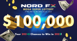 Win a Forex $100000 Mega Super Lottery from NordFX