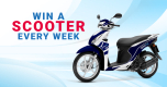 Win a Scooter or a cash prize every week from OctaFX