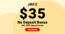 JRFX 35 USD Forex No Deposit Welcome Credit Bonus