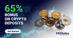 Get 65% Bonus on Crypto Deposit - FXChoice
